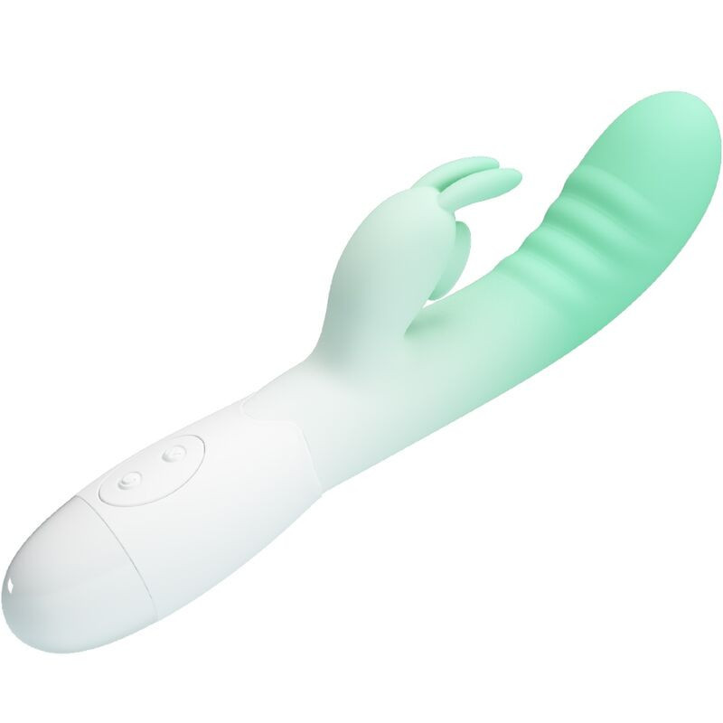 CERBERUS VIBRADOR RABBIT 3O VIBRACIONES VERDE