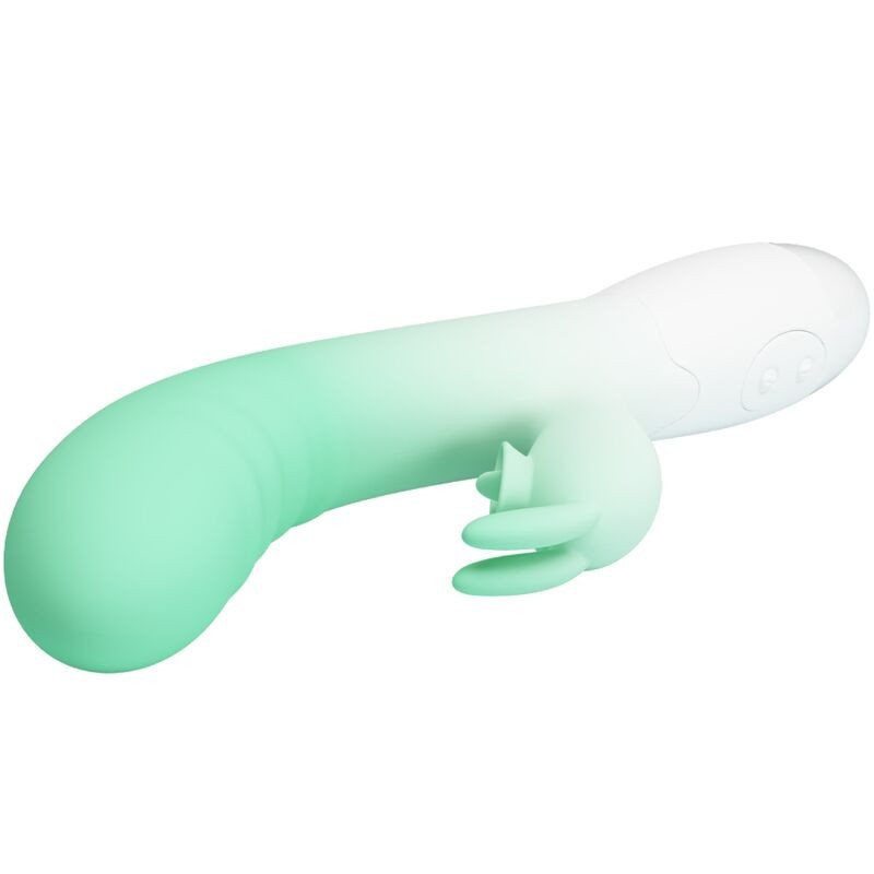 CERBERUS VIBRADOR RABBIT 3O VIBRACIONES VERDE