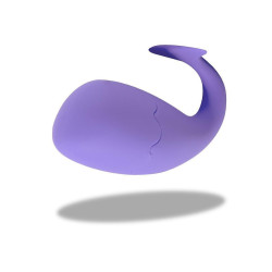 Barine morado huevo vibrador con mando