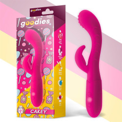 Cakey Vibrador Punto G y Conejito USB Silicona