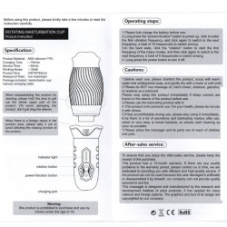 BELUCCI ORAL MASTURBADOR VIBRADOR BLANCO