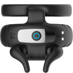 Bull'S Pasion Anillo Vibrador 10 Velocidades Negro