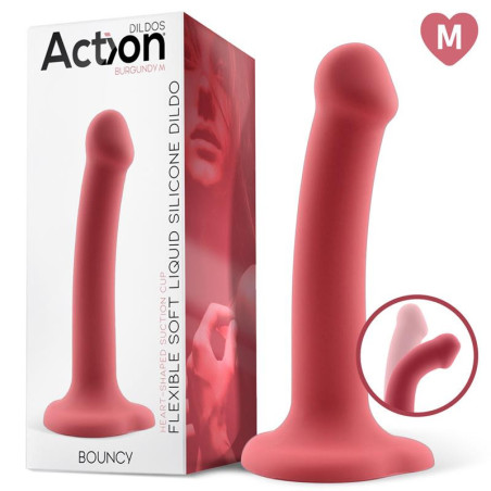 Bouncy Dildo Talla M Rojo