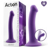 Bouncy Dildo Silicona Talla M Morado