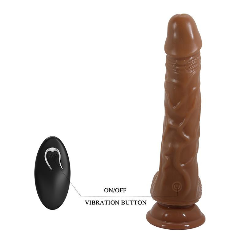 Bodach Dildo con Vibración, Rotación y Thrusting