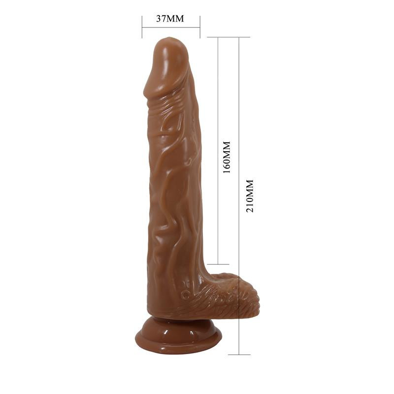 Bodach Dildo con Vibración, Rotación y Thrusting