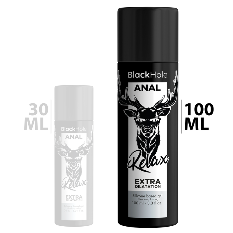 BLACK HOLE – Gel Dilatador Anal Base Silicona 100 ml