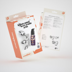 Bijou Anal Wet Train Trio Crushious Transparente