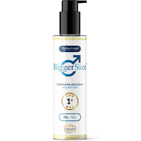 BIGGER SIZE GEL ÍNTIMO PARA HOMBRE 150 ML