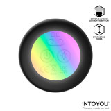 Krax Plug Anal con Vibración, Thrusting y Luz Led con Control Remoto