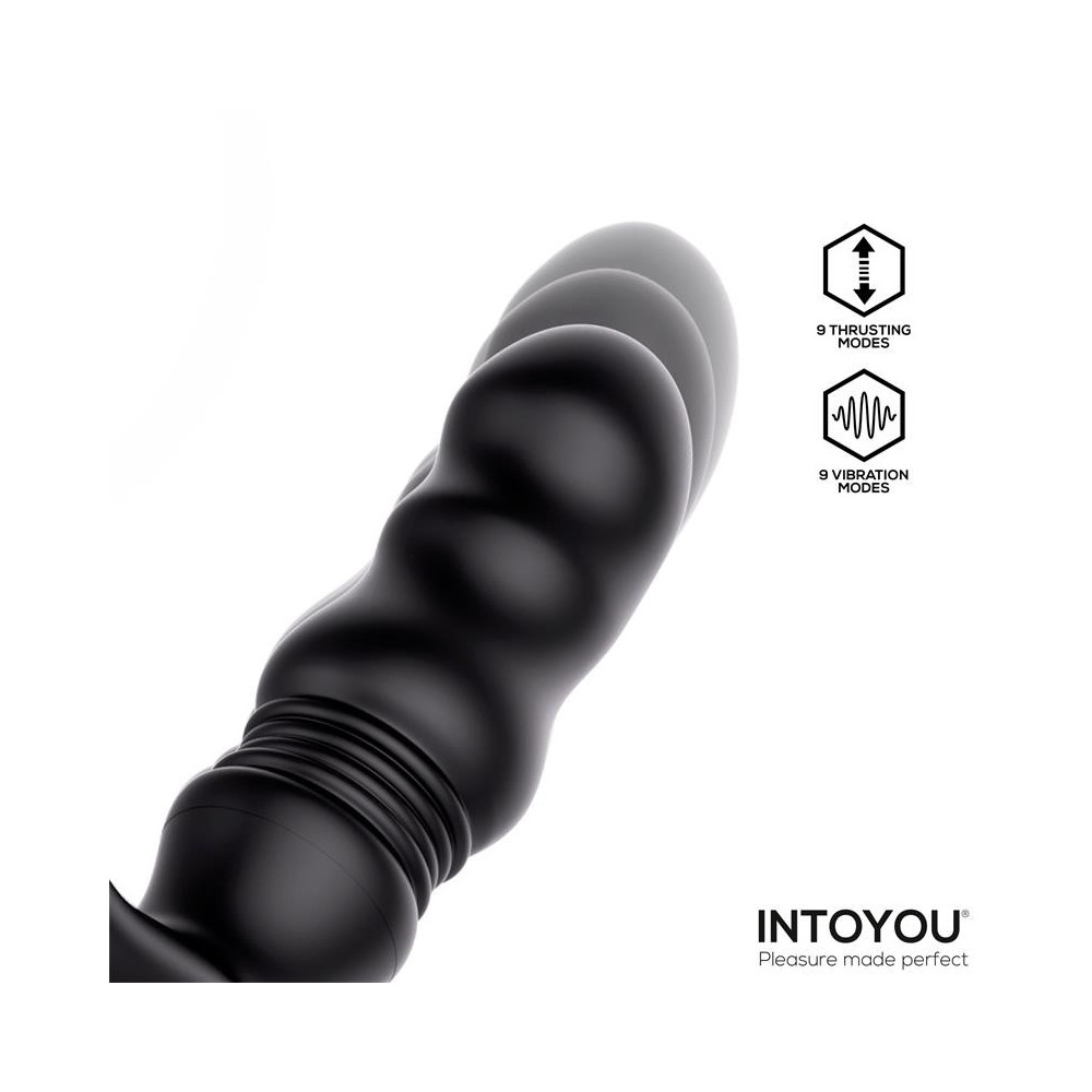 Womp Masajeador Prostático con Vibración, Thrusting y Control Remoto