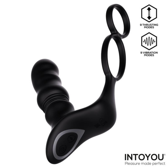 Womp Masajeador Prostático con Vibración, Thrusting y Control Remoto