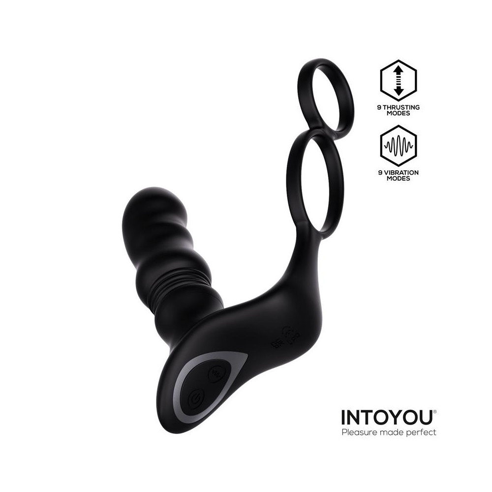 Womp Masajeador Prostático con Vibración, Thrusting y Control Remoto