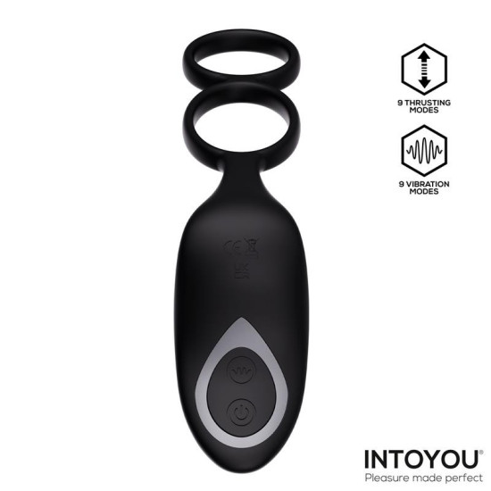 Womp Masajeador Prostático con Vibración, Thrusting y Control Remoto