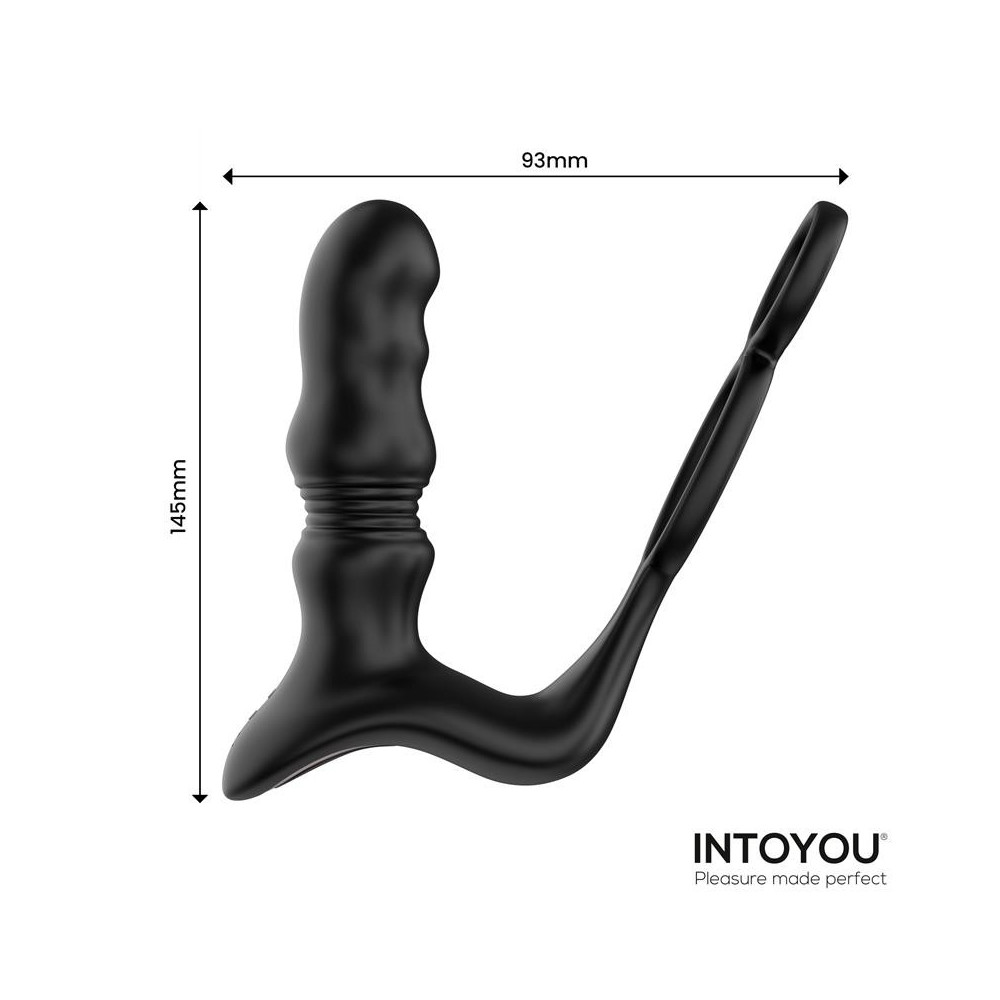 Womp Masajeador Prostático con Vibración, Thrusting y Control Remoto