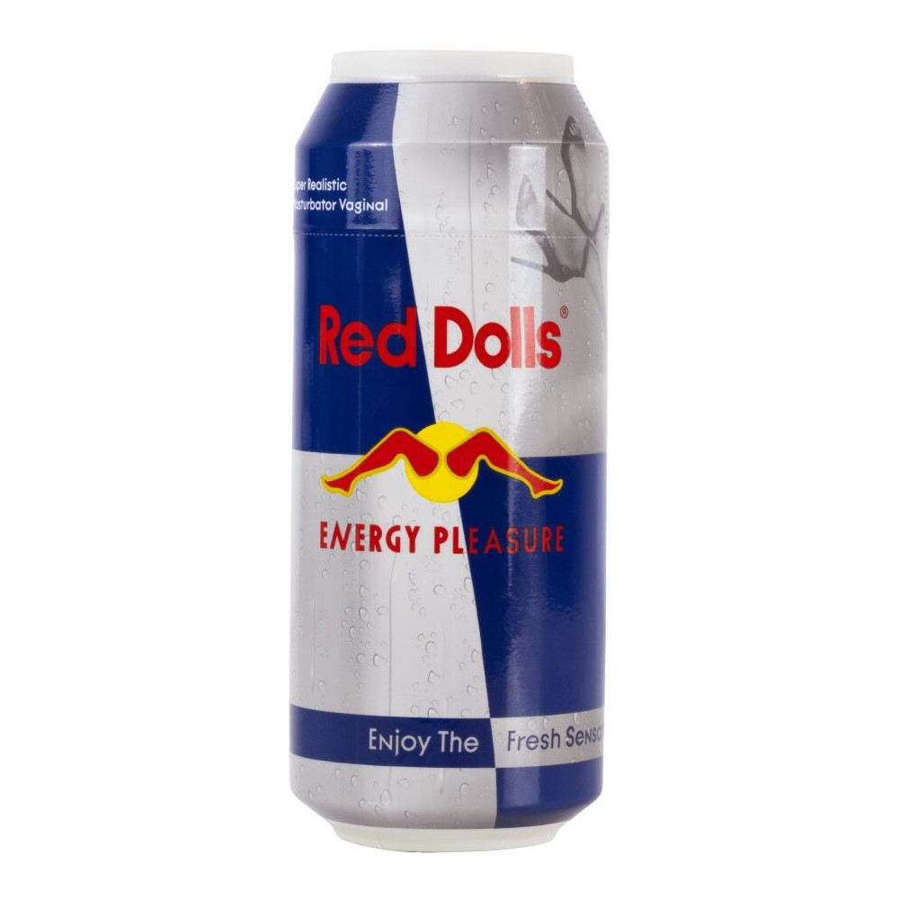 RED DOLL MASTURBADOR MASCULINO VAGINA LATA BEBIDA ENERGÉTICA