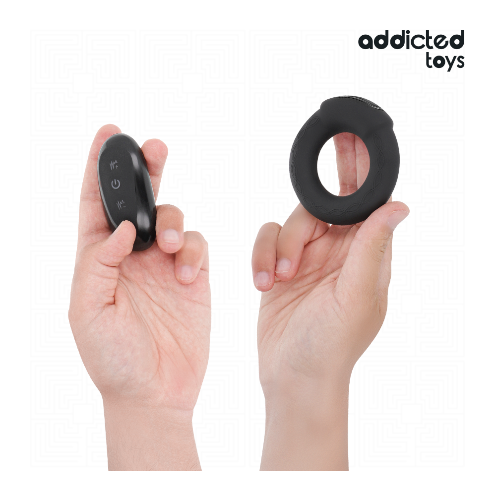 ANILLO PENE VIBRADOR EFECTO CALOR CONTROL REMOTO