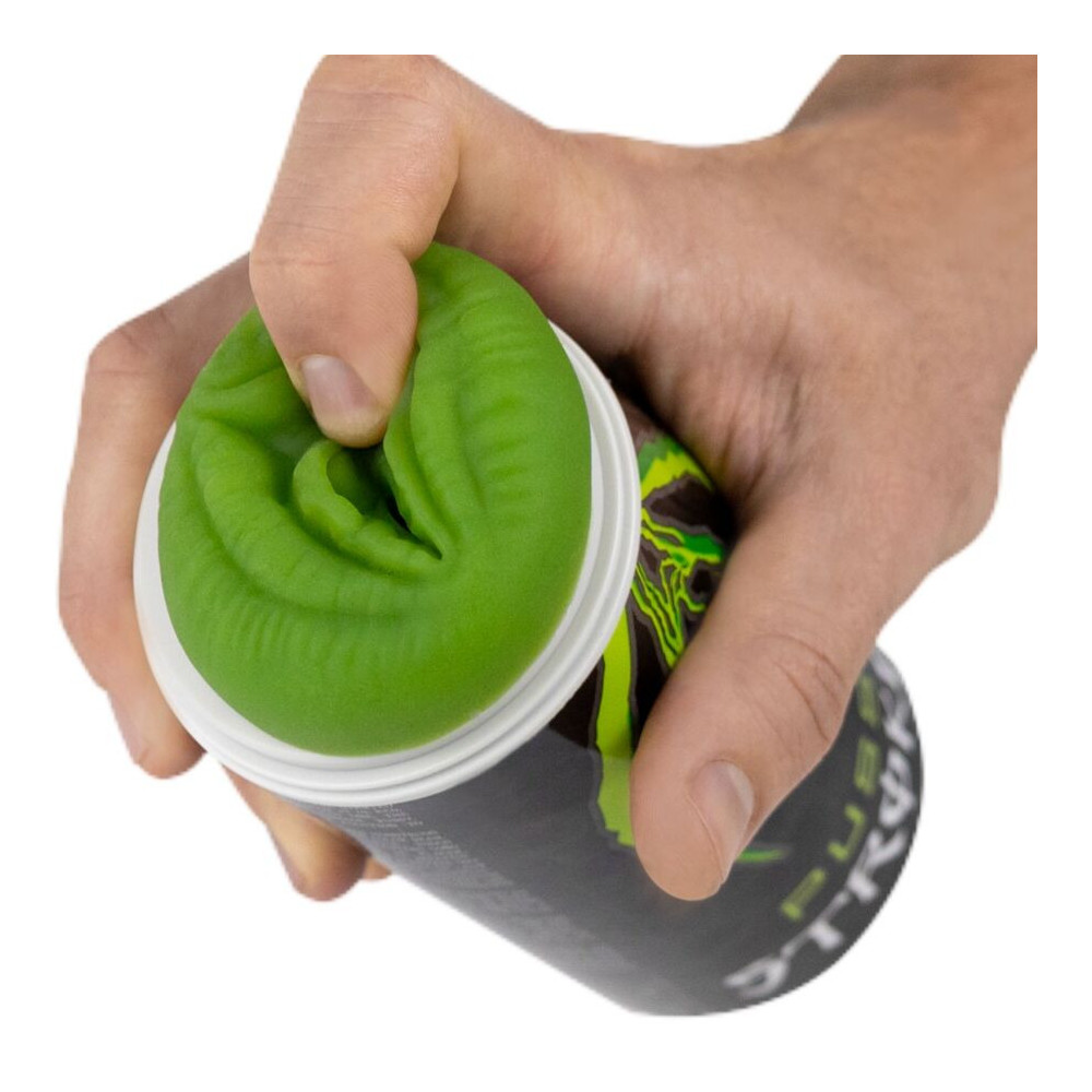 PUSSY STROKER MASTURBADOR MASCULINO VAGINA LATA BEBIDA ENERGÉTICA