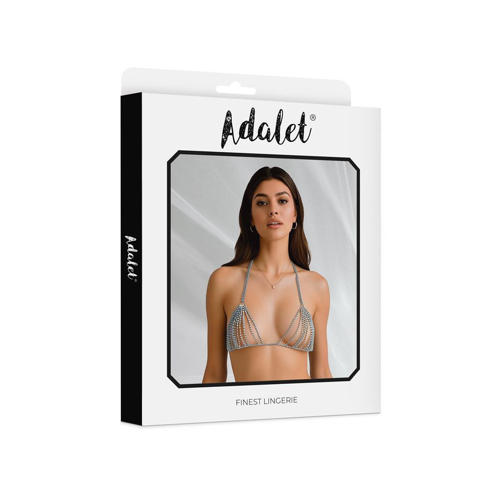 Mireya Sujetador Plateado Talla Única