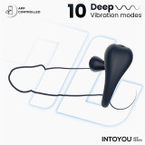 Kenny Anillo Vibrador con Estimulador de Clítoris y APP Azul Noche