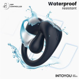 Kenny Anillo Vibrador con Estimulador de Clítoris y APP Azul Noche