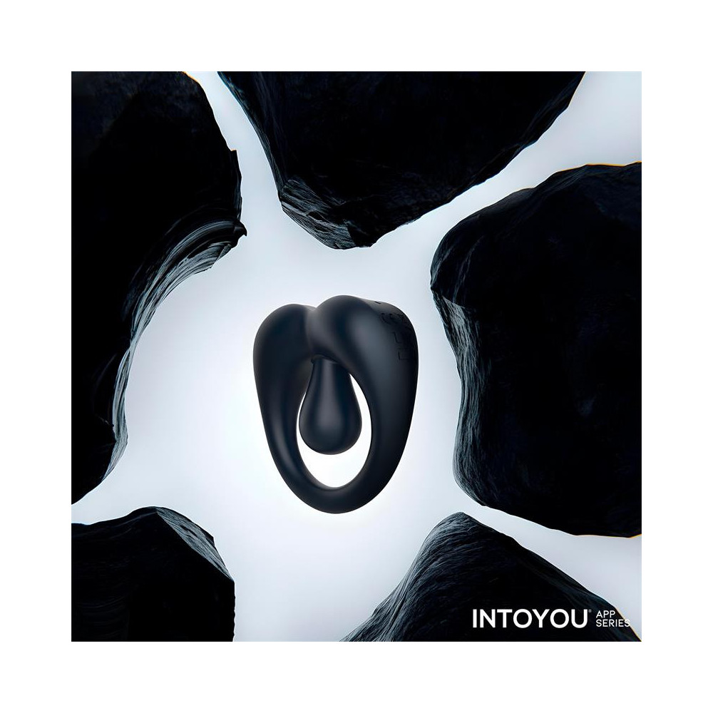 Kenny Anillo Vibrador con Estimulador de Clítoris y APP Azul Noche