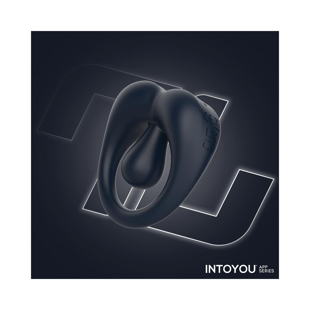 Kenny Anillo Vibrador con Estimulador de Clítoris y APP Azul Noche