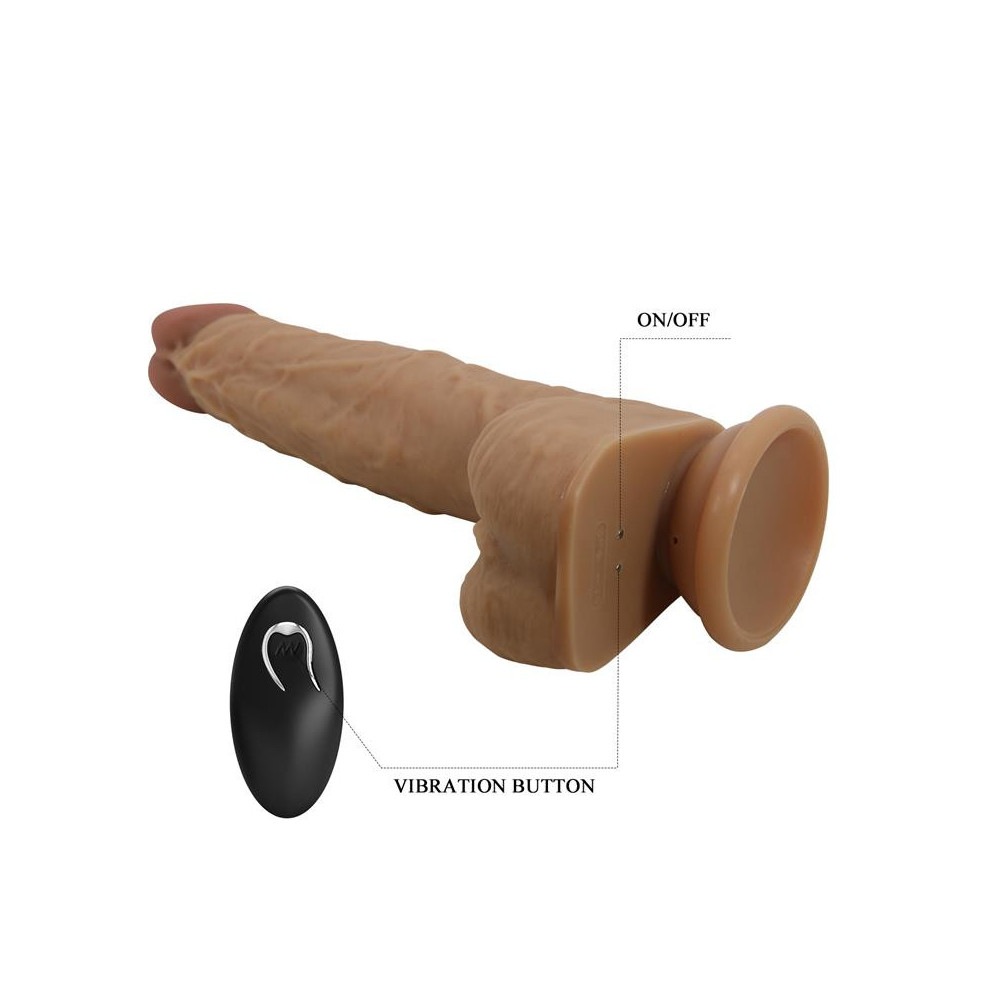 Jonathan Dildo con Vibración y Empuje Control Remoto