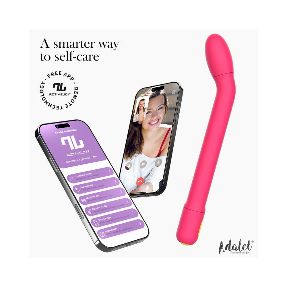 Gently Estimulador Punto G con APP Rosa