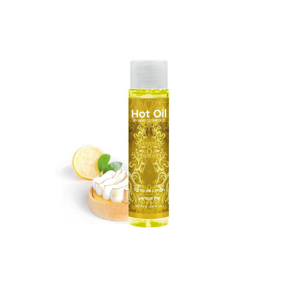 Hot Oil Aceite de Masaje Efecto Calor Tarta Limón 100 ml