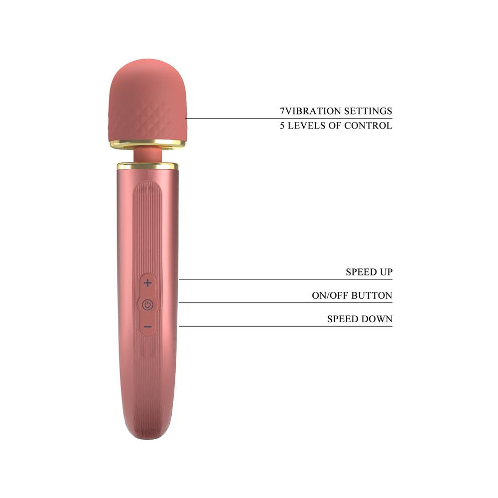 Masajeador USB Silicona Rosa