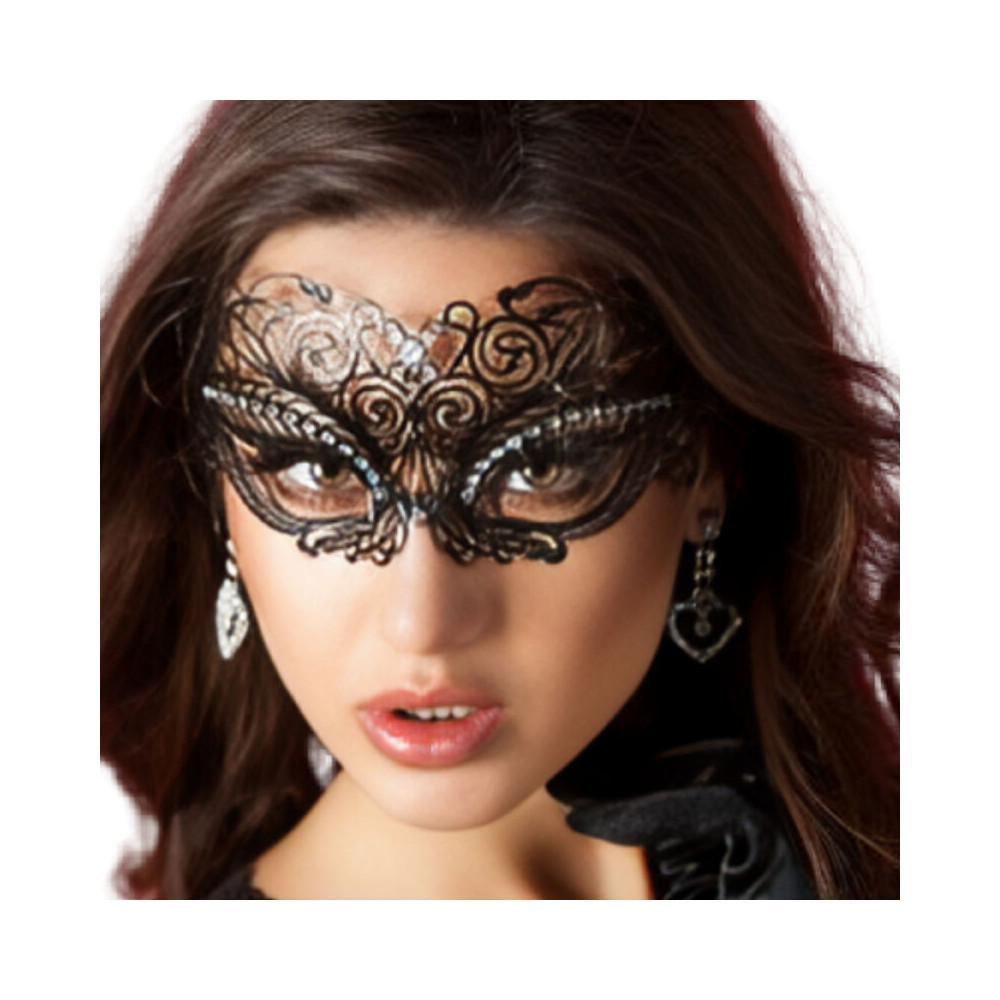 Máscara con Antifaz Negro CR 3706