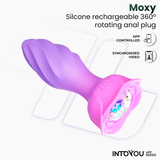 Moxy Plug Anal con Rotación 360º con App