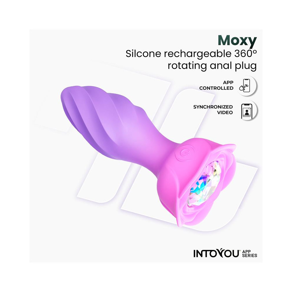 Moxy Plug Anal con Rotación 360º con App
