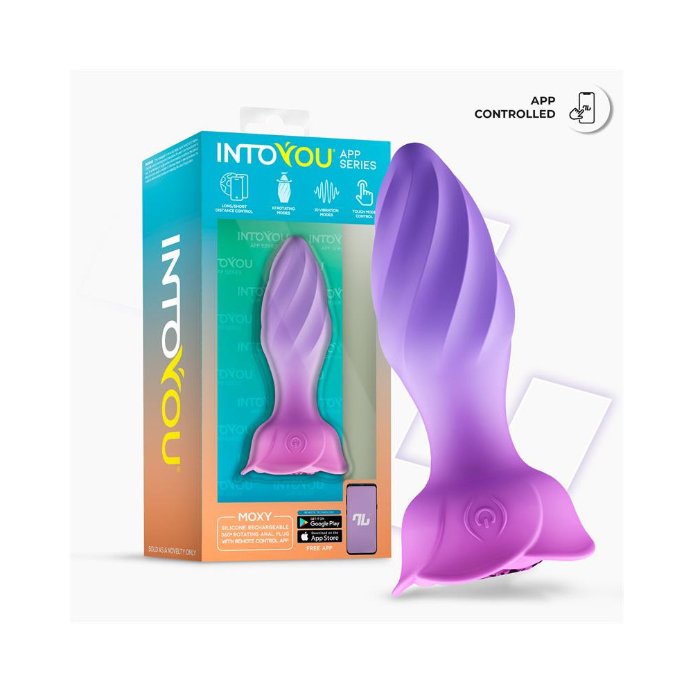 Moxy Plug Anal con Rotación 360º con App
