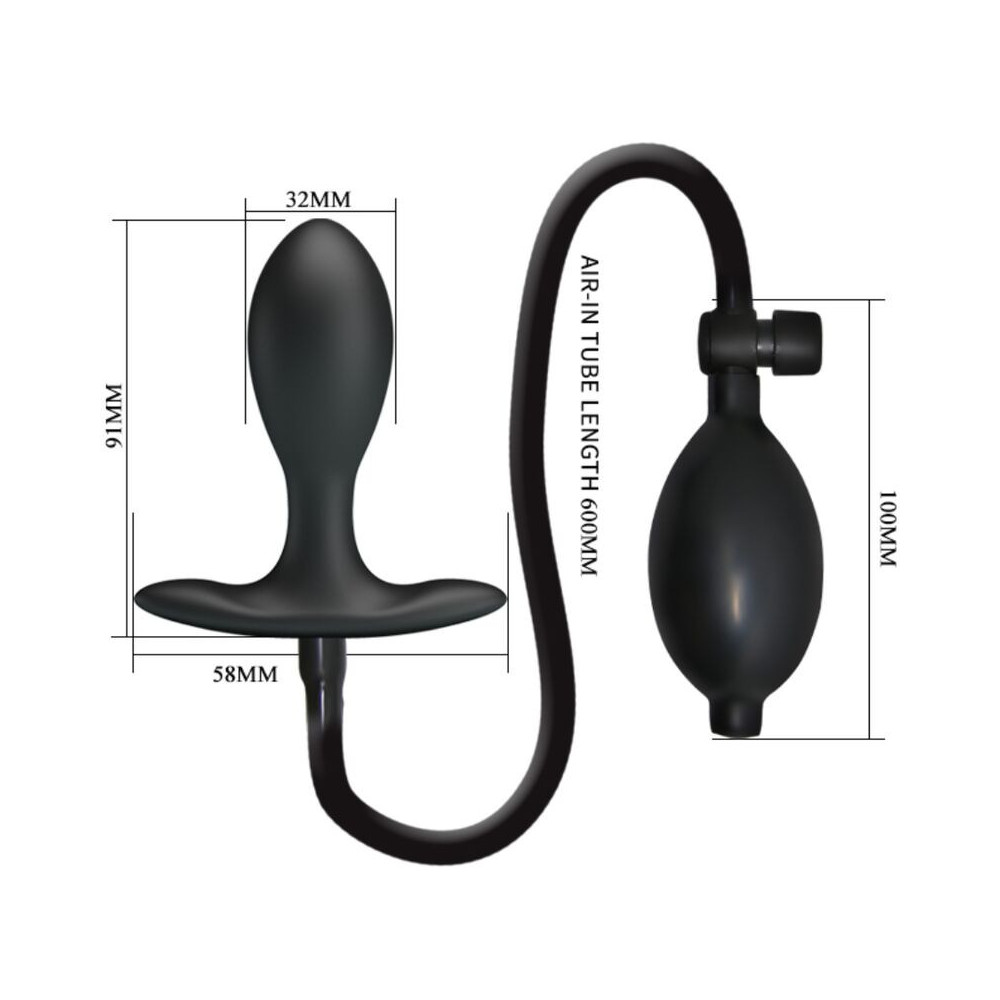 PLUG INFLABLE NEGRO