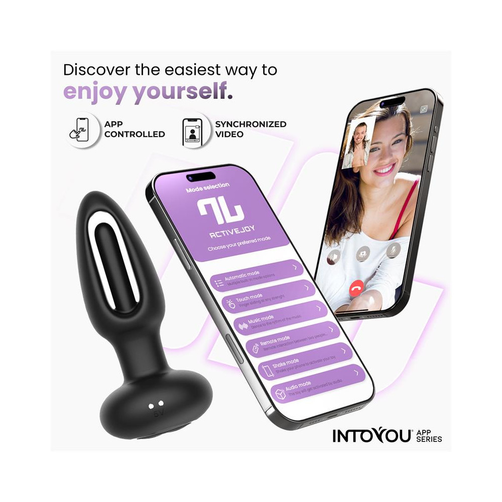 Zack Plug Anal con Flipping Tongue y Vibración con App