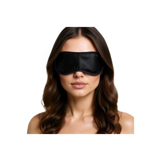 Antifáz de Satén Negro