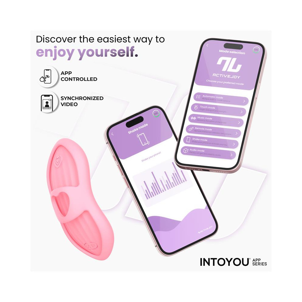 Laia Estimulador de Dedo con Calor y Funda con APP Rosa