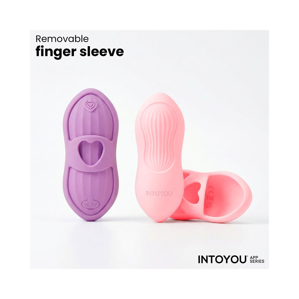 Laia Estimulador de Dedo con Calor y Funda con APP Rosa