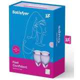 Copa Menstrual - Satisfyer - Feel Good Kit - 15 + 20 ml Lila