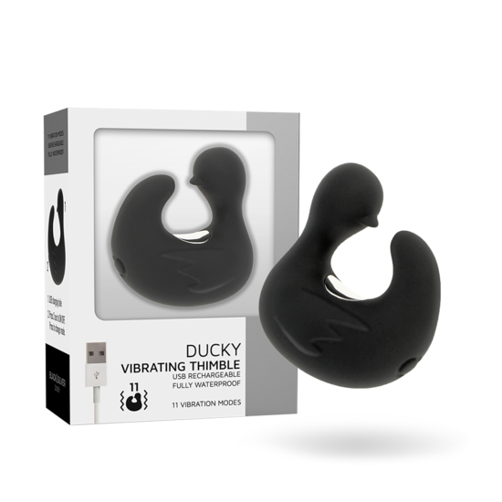 DEDAL PATO ESTIMULADOR DE SILICONA RECARGABLE DUCKYMANIA