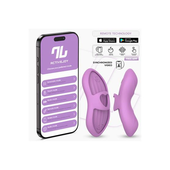 Laia Estimulador de Dedo con Calor y Funda con APP Lavanda