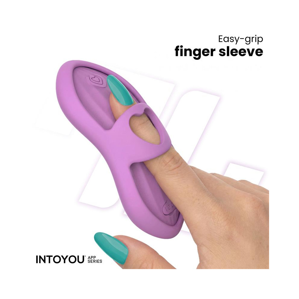 Laia Estimulador de Dedo con Calor y Funda con APP Lavanda