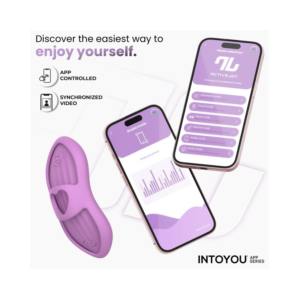 Laia Estimulador de Dedo con Calor y Funda con APP Lavanda