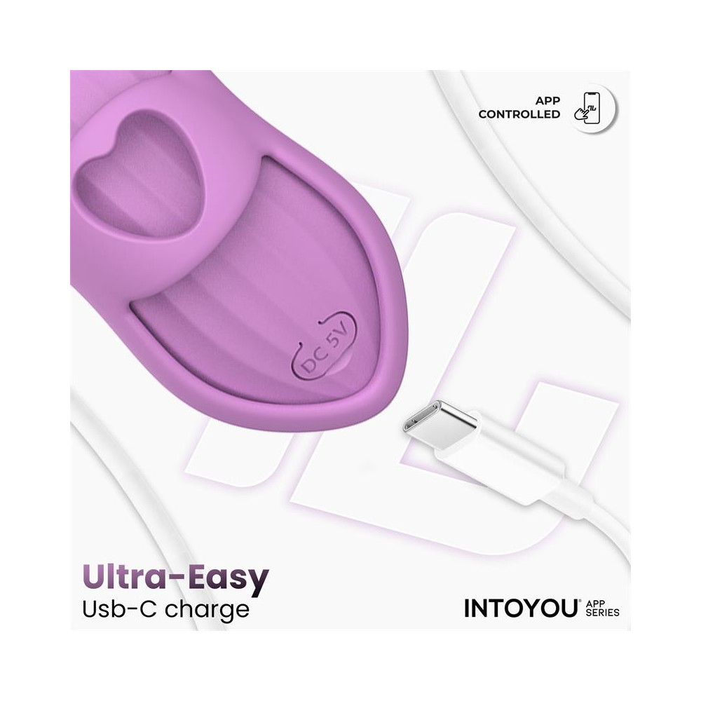 Laia Estimulador de Dedo con Calor y Funda con APP Lavanda