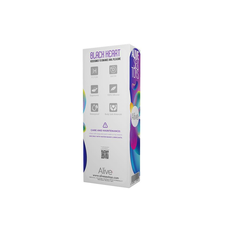 Estimulador Heart Teal Negro