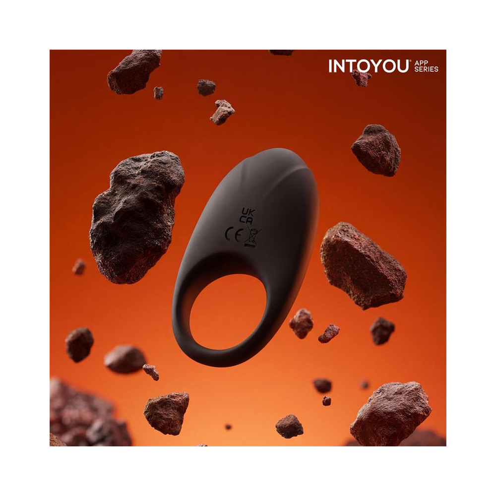 Ringo Anillo Vibrador con APP Unibody Negro