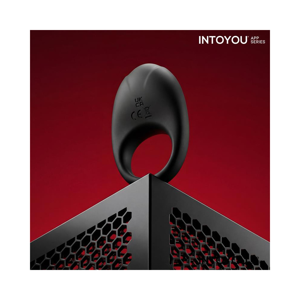 Ringo Anillo Vibrador con APP Unibody Negro