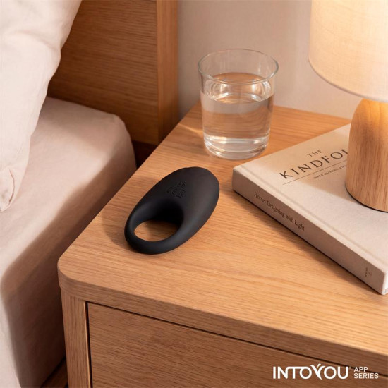 Ringo Anillo Vibrador con APP Unibody Negro